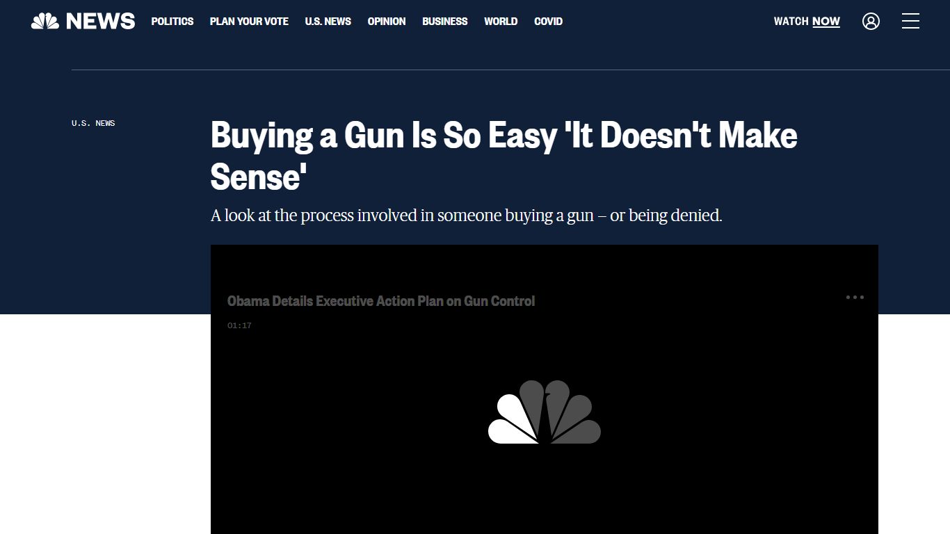 Buying a Gun Is So Easy 'It Doesn't Make Sense' - NBC News