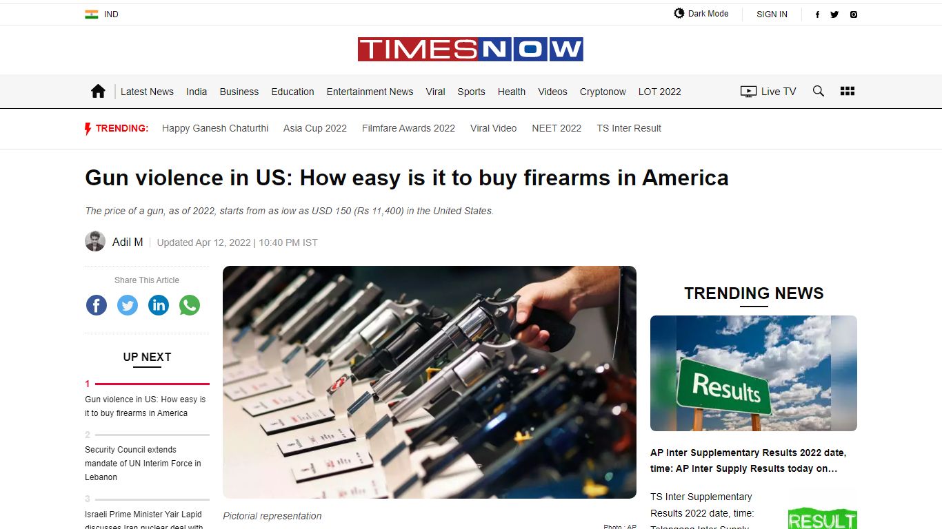 Gun violence in US: How easy is it to buy firearms in America - TimesNow